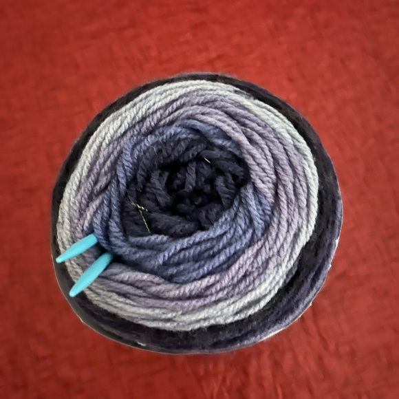 Never opened shades of purple yarn for scarf - Picture 3 of 4